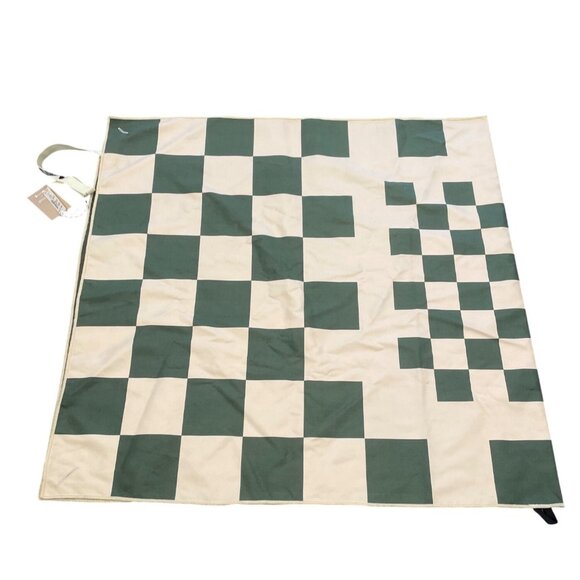 Madewell x William Ellery Microfiber Towel Slowtide Green Cream 30"x 60" - Picture 3 of 11